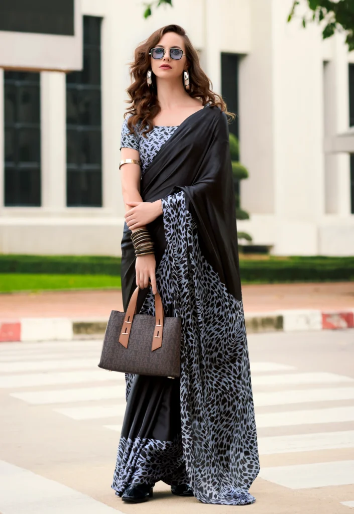 Office Wear Saree Style